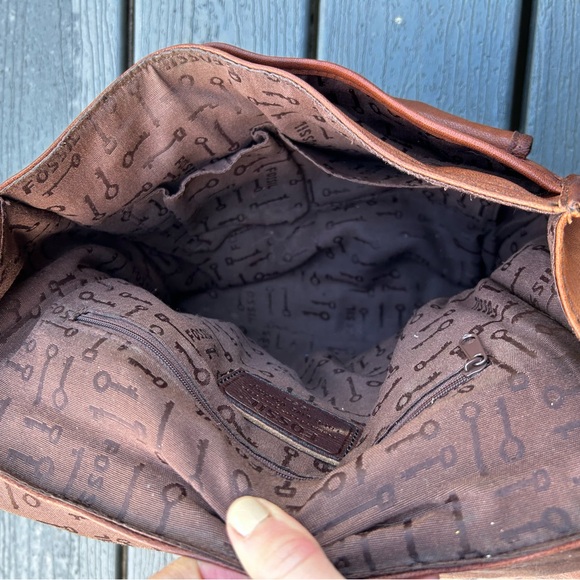Fossil vintage style satchel - Picture 8 of 13